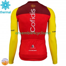 Tenue Maillot M/L + Collant à Bretelles Hiver Thermal Fleece Team Cofidis 2025